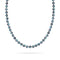 Grey | Silver | Mermaid Glass Knotted Necklace